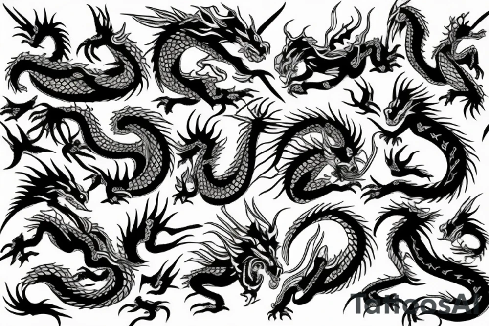 Dragon guards tattoo idea