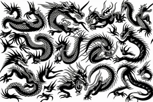 Dragon guards tattoo idea