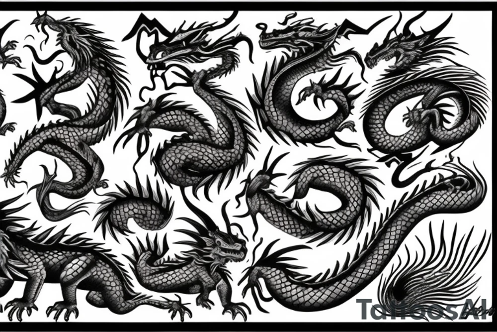 Dragon guards tattoo idea