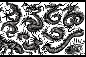 Dragon guards tattoo idea