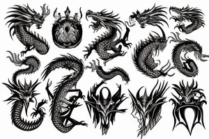 Dragon guards tattoo idea