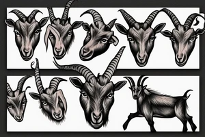 goat tattoo idea
