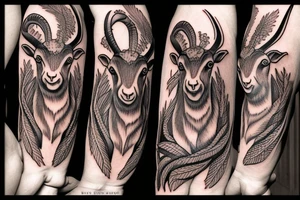 goat tattoo idea
