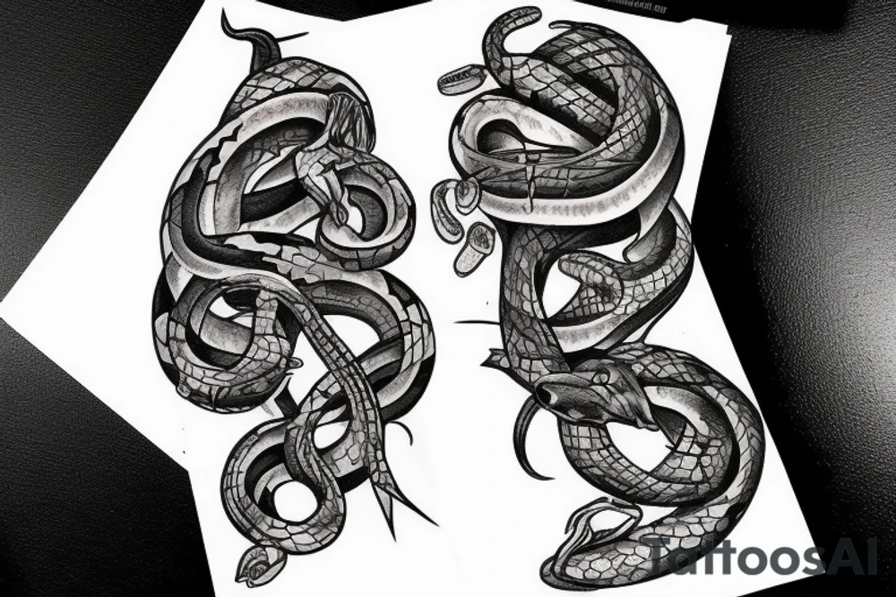 Snake tattoo idea