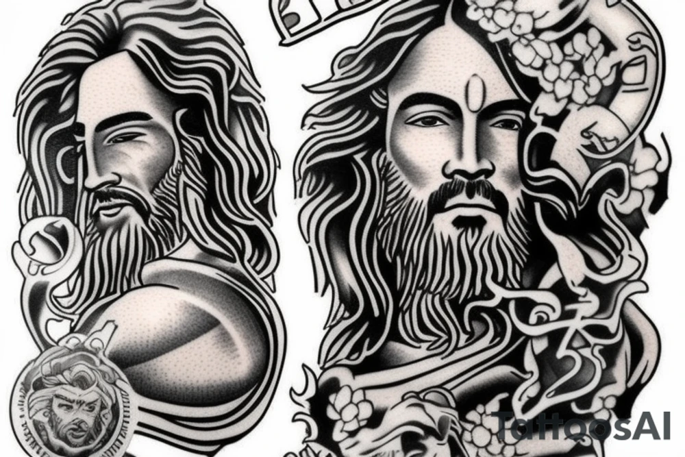 Use Winston as a name with jesus tattoo idea