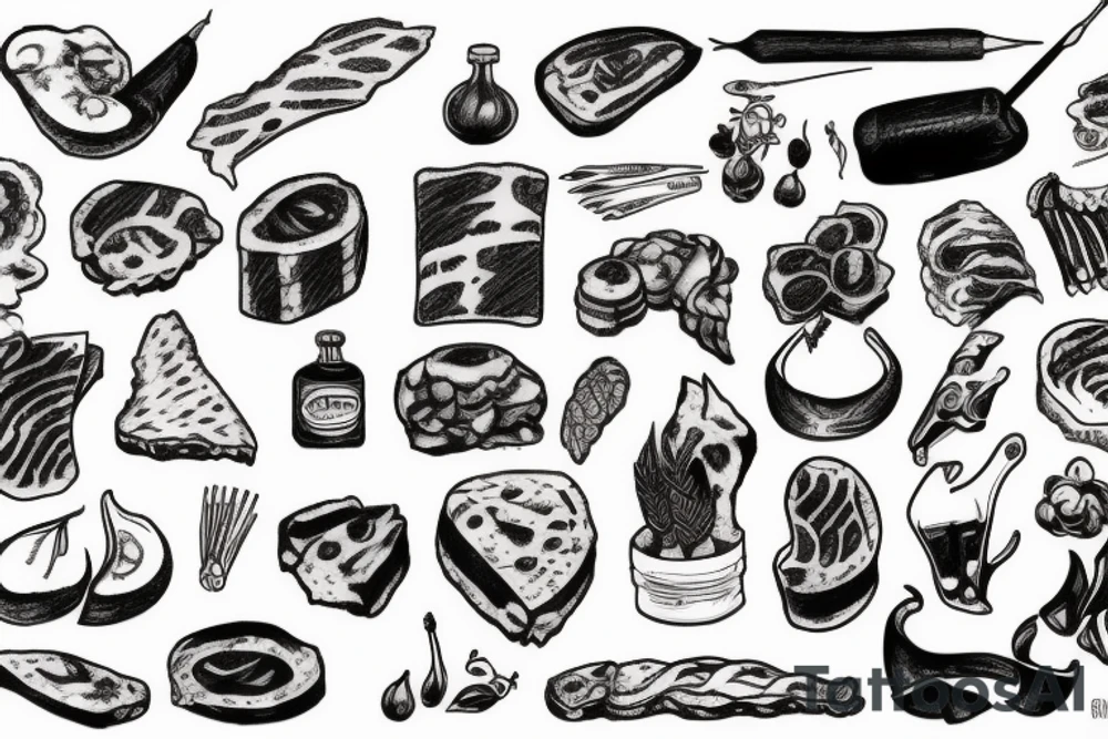 Meat is murder tattoo idea