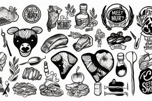 Meat is murder tattoo idea