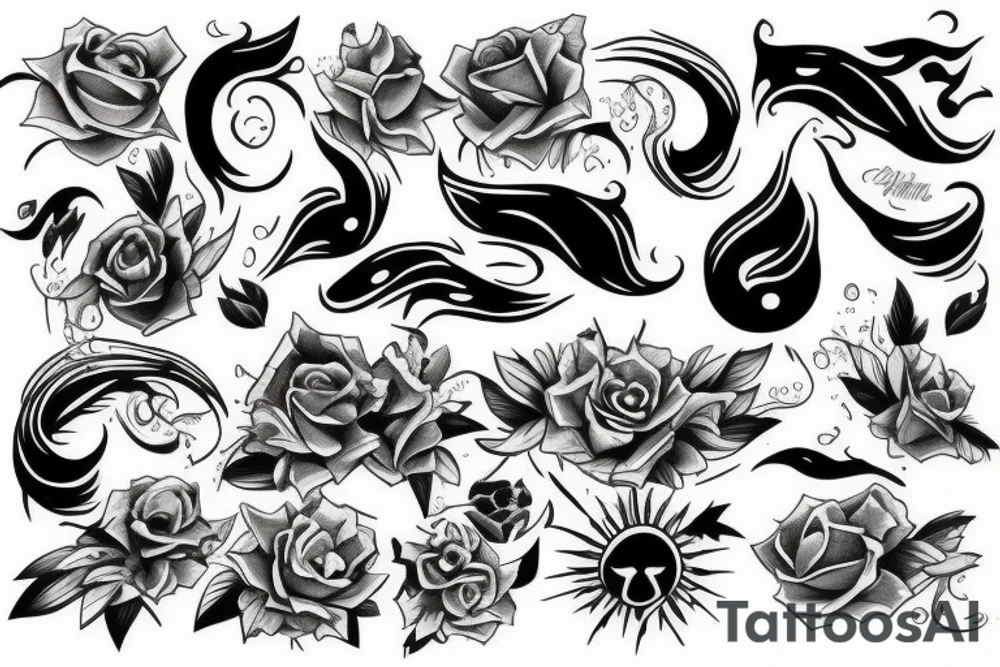 Sunrise tattoo idea