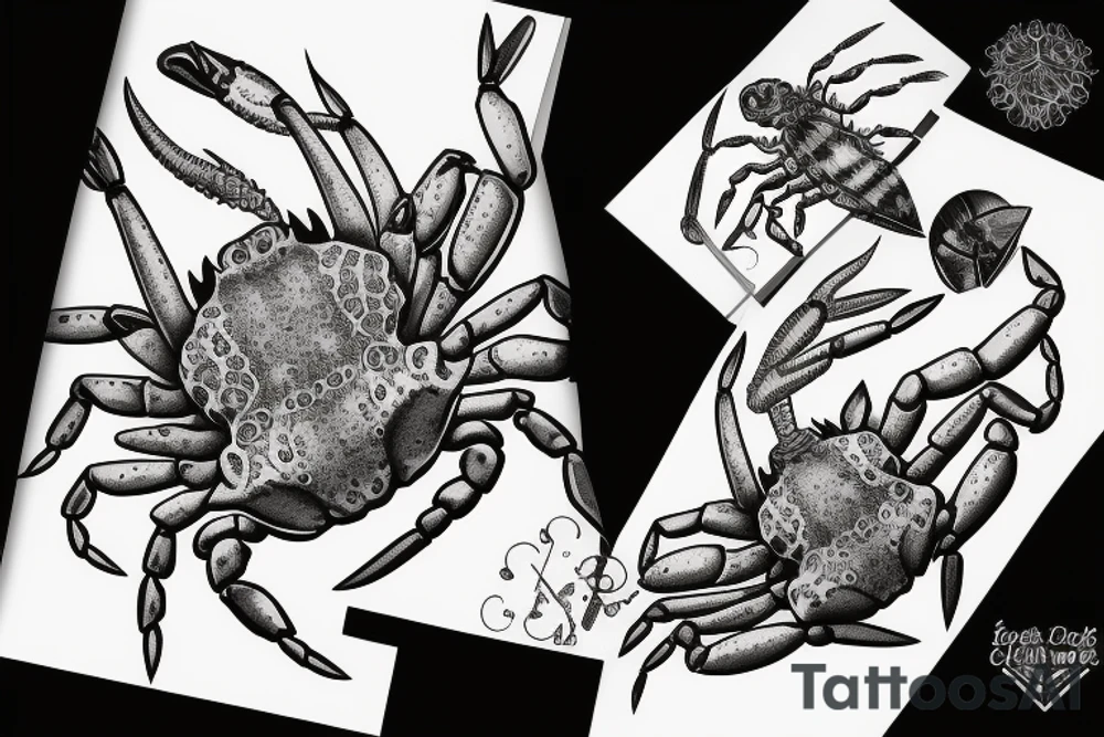 crab tattoo idea