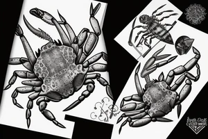 crab tattoo idea