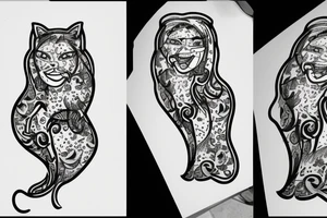 Cougar laughing tattoo idea