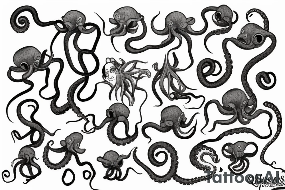 Octopus tattoo idea
