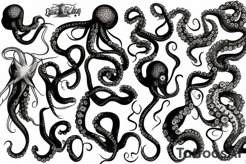 Octopus tattoo idea