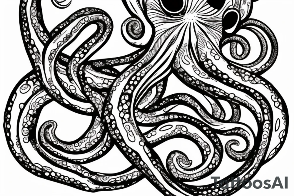 Octopus Back tatoo tattoo idea