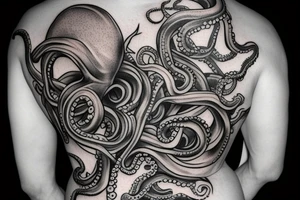 Octopus Back tatoo tattoo idea