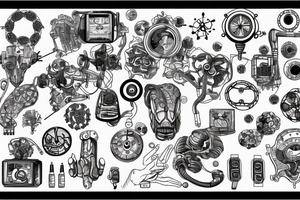 neural network machine learning tattoo idea