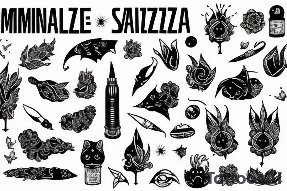 Minimalizm tattoo idea