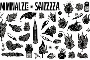 Minimalizm tattoo idea
