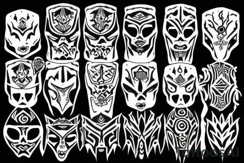 black metal tattoo idea