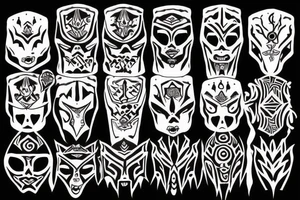 black metal tattoo idea