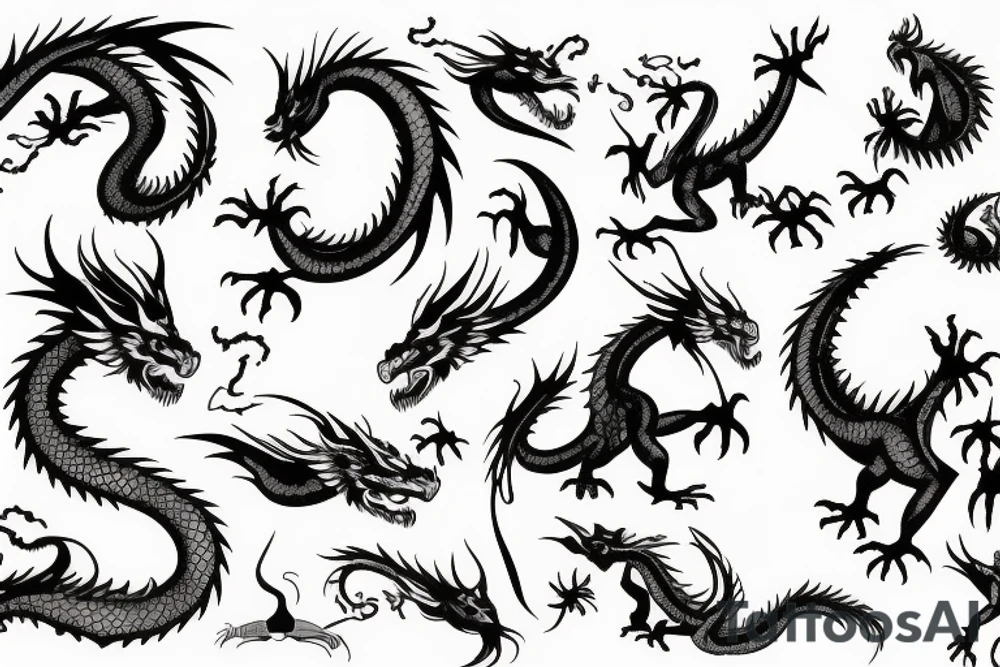 Dragon tattoo idea