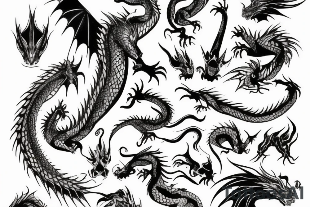 Dragon tattoo idea