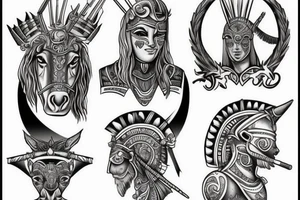 Carthage warrior on a horse tattoo idea