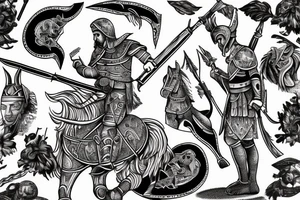 Carthage warrior on a horse tattoo idea