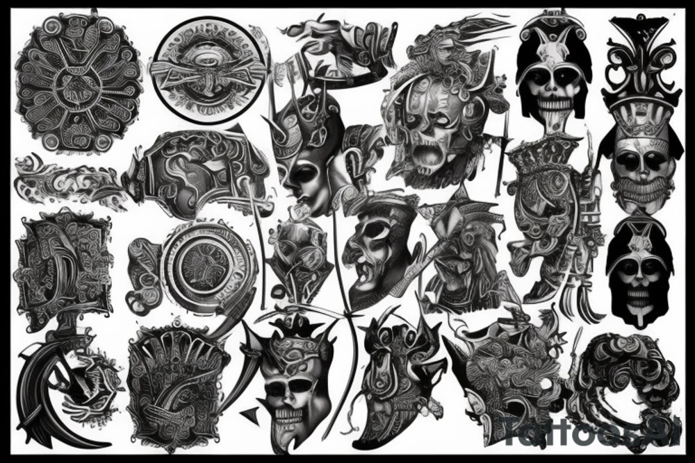 Carthage warrior tattoo idea