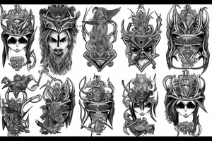 Carthage warrior tattoo idea