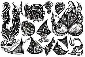 vessel from sleep token crying tattoo idea