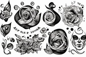 vessel from sleep token crying tattoo idea