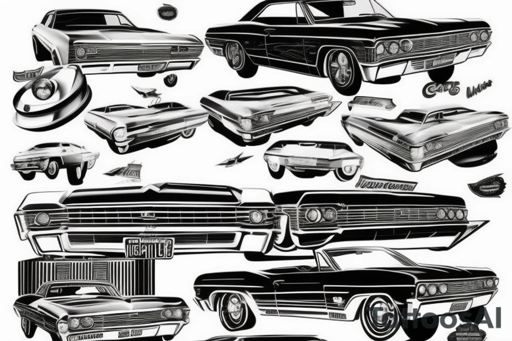 1967 Chevrolet impala tattoo idea