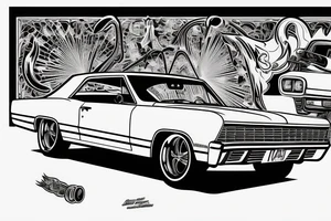 1967 Chevrolet impala tattoo idea