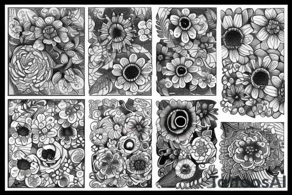 flowers tattoo idea