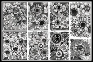 flowers tattoo idea