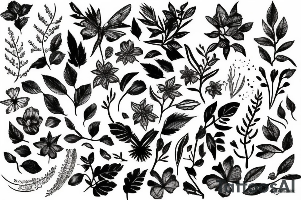 Nature and growth tattoo idea