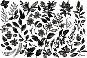 Nature and growth tattoo idea