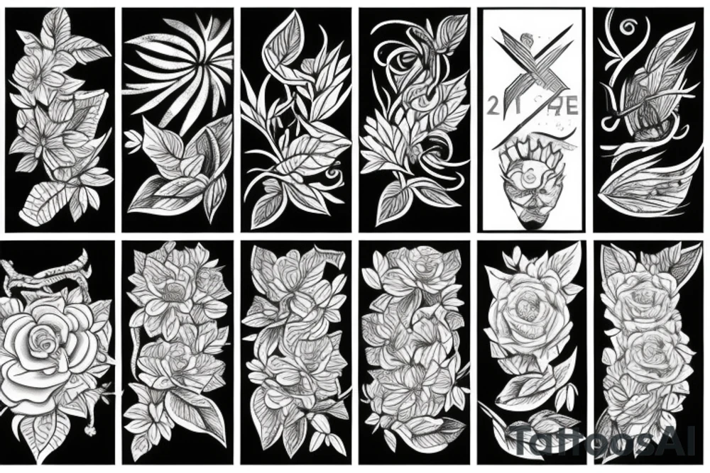 Nature and growth tattoo idea
