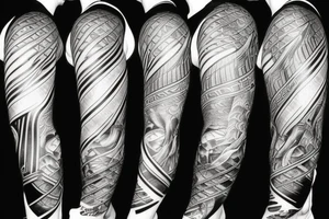 DC superhero logos as a half sleeve on left arm tattoo idea