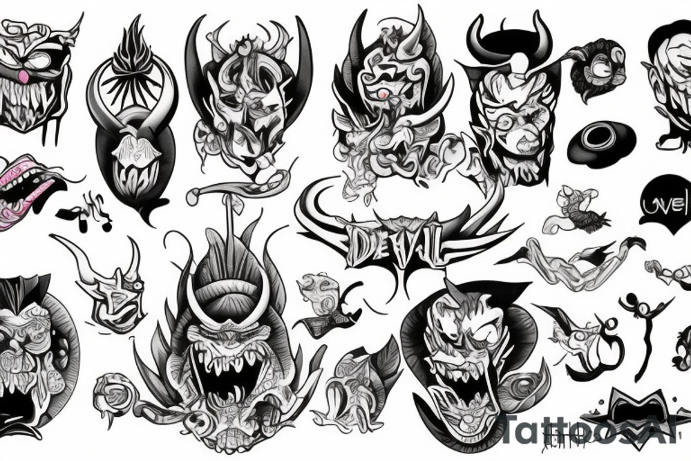 Devil tattoo idea
