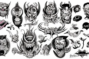 Devil tattoo idea