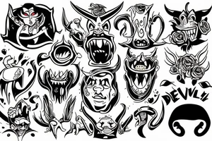 Devil tattoo idea
