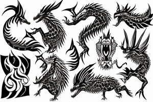 Dragão tattoo idea