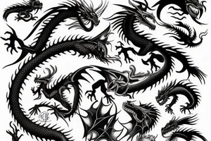 Dragon tattoo idea