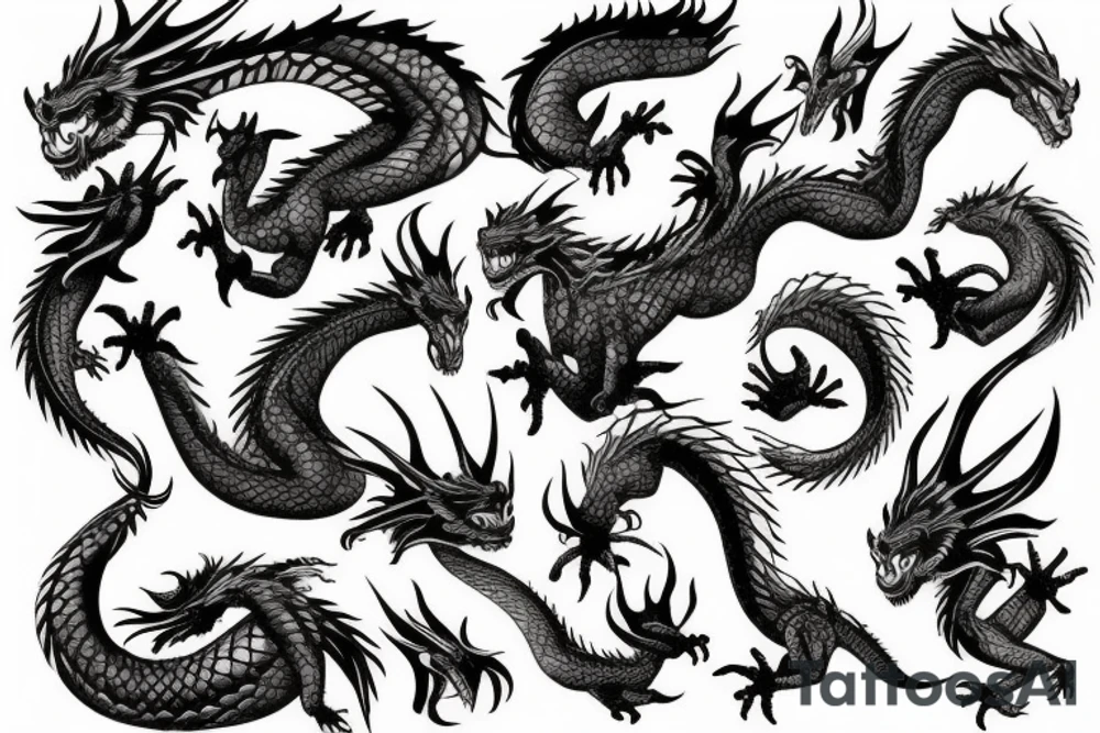Dragon tattoo idea