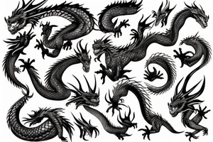 Dragon tattoo idea