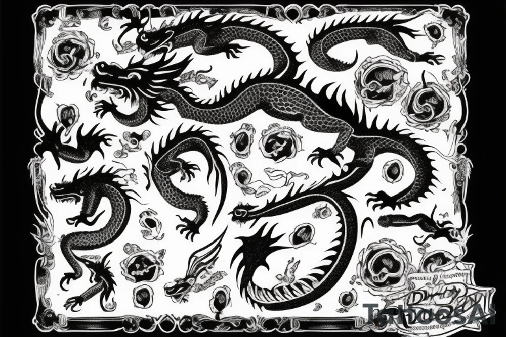 Dragon tattoo idea
