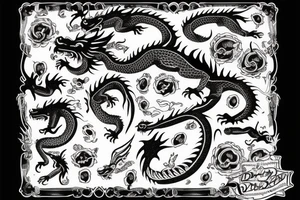 Dragon tattoo idea
