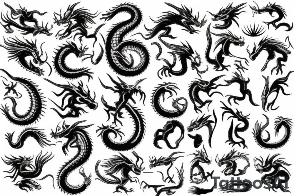Dragon tattoo idea